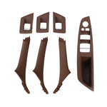 Per BMW F10 / F18 Serie 5 7 pezzi Maniglia interna per porte auto Tirare la copertura del rivestimento, 51417225874, Right Driving(Black), Right Driving(Beige Yellow), Right Driving(Beige White), Right Driving(Grey), Right Driving(Wine Red)            ...