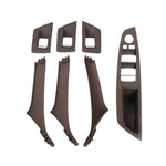 Per BMW F10 / F18 Serie 5 7 pezzi Maniglia interna per porte auto Tirare la copertura del rivestimento, 51417225874, Right Driving(Black), Right Driving(Beige Yellow), Right Driving(Beige White), Right Driving(Grey), Right Driving(Wine Red)            ...