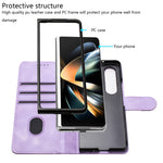 YX0060 Custodia in pelle per telefono con testa di elefante in rilievo con cordino, For Samsung Galaxy Z Fold5 5G, For Samsung Galaxy Z Flip5 5G, For Samsung Galaxy Z Fold4 5G