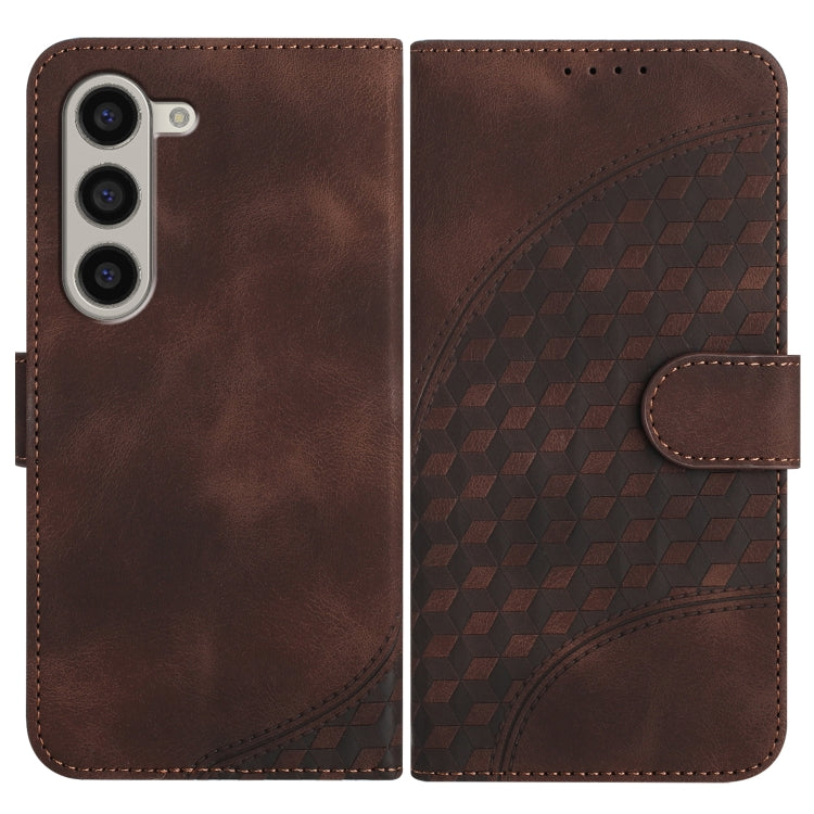 YX0060 Custodia in pelle per telefono con testa di elefante in rilievo con cordino, For Samsung Galaxy Z Fold5 5G, For Samsung Galaxy Z Flip5 5G, For Samsung Galaxy Z Fold4 5G