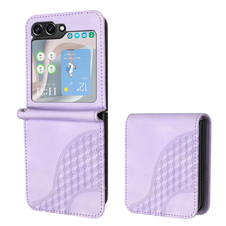 YX0060 Custodia in pelle per telefono con testa di elefante in rilievo con cordino, For Samsung Galaxy Z Fold5 5G, For Samsung Galaxy Z Flip5 5G, For Samsung Galaxy Z Fold4 5G
