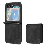 YX0060 Custodia in pelle per telefono con testa di elefante in rilievo con cordino, For Samsung Galaxy Z Fold5 5G, For Samsung Galaxy Z Flip5 5G, For Samsung Galaxy Z Fold4 5G
