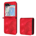 YX0060 Custodia in pelle per telefono con testa di elefante in rilievo con cordino, For Samsung Galaxy Z Fold5 5G, For Samsung Galaxy Z Flip5 5G, For Samsung Galaxy Z Fold4 5G