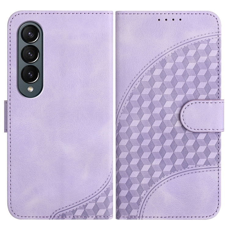 YX0060 Custodia in pelle per telefono con testa di elefante in rilievo con cordino, For Samsung Galaxy Z Fold5 5G, For Samsung Galaxy Z Flip5 5G, For Samsung Galaxy Z Fold4 5G