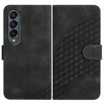 YX0060 Custodia in pelle per telefono con testa di elefante in rilievo con cordino, For Samsung Galaxy Z Fold5 5G, For Samsung Galaxy Z Flip5 5G, For Samsung Galaxy Z Fold4 5G