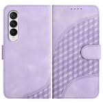 YX0060 Custodia in pelle per telefono con testa di elefante in rilievo con cordino, For Samsung Galaxy Z Flip4 5G, For Samsung Galaxy Z Flip3 5G, For Samsung Galaxy Z Fold3 5G