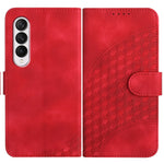 YX0060 Custodia in pelle per telefono con testa di elefante in rilievo con cordino, For Samsung Galaxy Z Flip4 5G, For Samsung Galaxy Z Flip3 5G, For Samsung Galaxy Z Fold3 5G