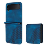 YX0060 Custodia in pelle per telefono con testa di elefante in rilievo con cordino, For Samsung Galaxy Z Flip4 5G, For Samsung Galaxy Z Flip3 5G, For Samsung Galaxy Z Fold3 5G