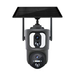 Telecamera WiFi solare binoculare ESCAM QF390 2x2MP