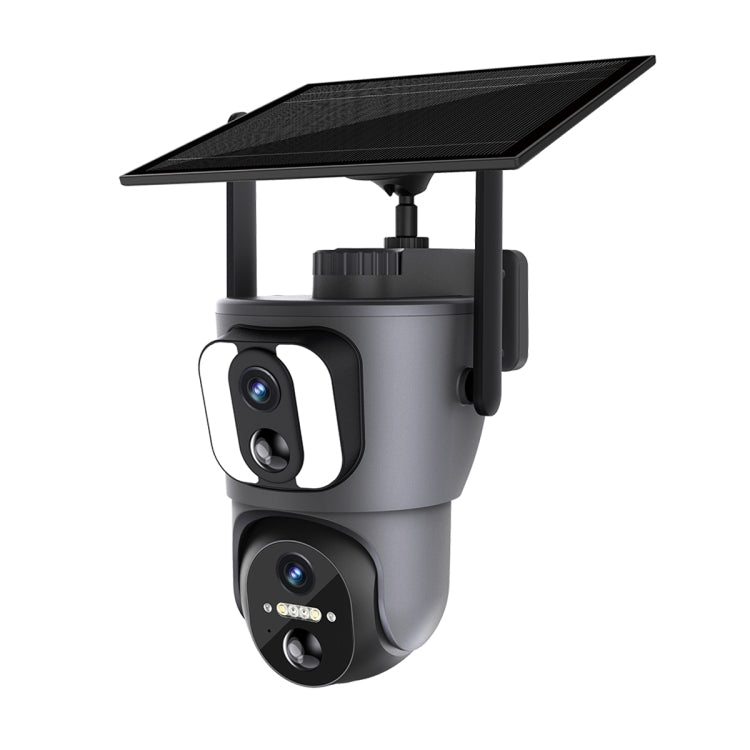 Telecamera WiFi solare binoculare ESCAM QF390 2x2MP