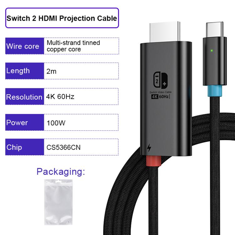 Cavo adattatore USB-C a HDMI 4K 60Hz 1,8 m