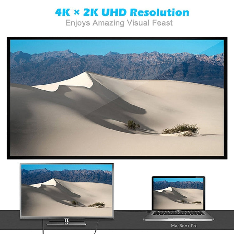 Cavo adattatore USB-C/Type-C a HDMI HD, lunghezza: 1,8 m, 4K 30Hz, 4K 60Hz