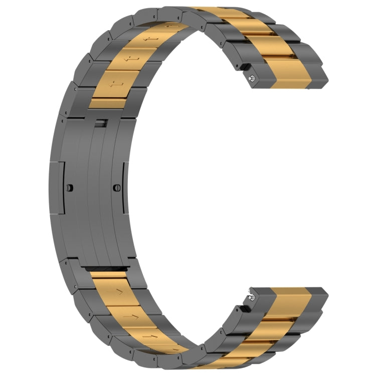 Cinturino per orologio in metallo con fibbia HW a tre ceppi, For Huawei Watch GT4 / GT3 / GT2 / GT 46mm
