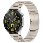 Cinturino per orologio in metallo con fibbia HW a tre ceppi, For Huawei Watch GT4 / GT3 / GT2 / GT 46mm