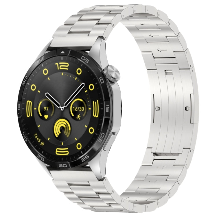 Cinturino per orologio in metallo con fibbia HW a tre ceppi, For Huawei Watch GT4 / GT3 / GT2 / GT 46mm