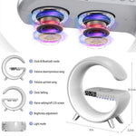 Altoparlante Bluetooth con caricabatterie wireless e luce ambient