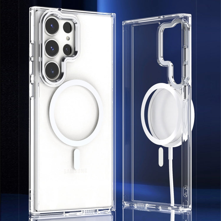 Custodia per telefono ibrida in TPU acrilico trasparente MagSafe, For Samsung Galaxy S25 5G, For Samsung Galaxy S25+ 5G, For Samsung Galaxy S25 Ulltra 5G, For Samsung Galaxy S24 Ulltra 5G