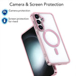 Custodia per telefono ibrida in TPU acrilico trasparente MagSafe, For Samsung Galaxy S25 5G, For Samsung Galaxy S25+ 5G, For Samsung Galaxy S25 Ulltra 5G, For Samsung Galaxy S24 Ulltra 5G