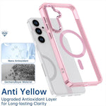 Custodia per telefono ibrida in TPU acrilico trasparente MagSafe, For Samsung Galaxy S25 5G, For Samsung Galaxy S25+ 5G, For Samsung Galaxy S25 Ulltra 5G, For Samsung Galaxy S24 Ulltra 5G