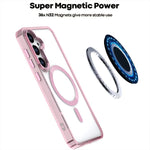 Custodia per telefono ibrida in TPU acrilico trasparente MagSafe, For Samsung Galaxy S25 5G, For Samsung Galaxy S25+ 5G, For Samsung Galaxy S25 Ulltra 5G, For Samsung Galaxy S24 Ulltra 5G