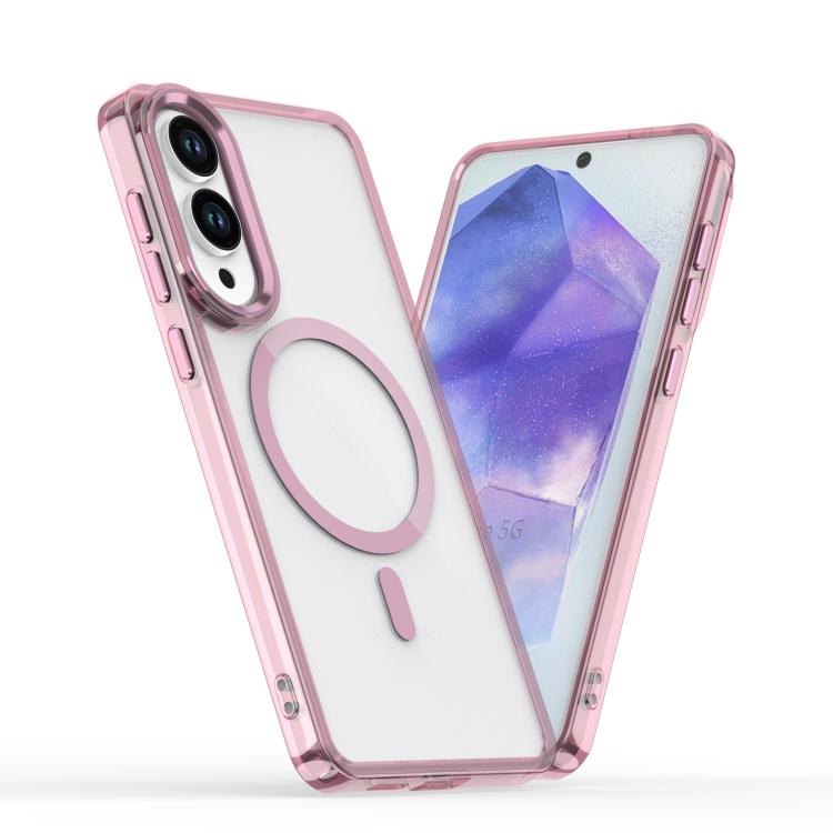 Custodia per telefono ibrida in TPU acrilico trasparente MagSafe, For Samsung Galaxy S26+ 5G, For Samsung Galaxy S26 Ulltra 5G, For Samsung Galaxy S26 5G, For Samsung Galaxy S25 Edge 5G