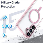 Custodia per telefono ibrida in TPU acrilico trasparente MagSafe, For Samsung Galaxy S26+ 5G, For Samsung Galaxy S26 Ulltra 5G, For Samsung Galaxy S26 5G, For Samsung Galaxy S25 Edge 5G