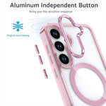Custodia per telefono ibrida in TPU acrilico trasparente MagSafe, For Samsung Galaxy S26+ 5G, For Samsung Galaxy S26 Ulltra 5G, For Samsung Galaxy S26 5G, For Samsung Galaxy S25 Edge 5G