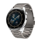 Cinturino per orologio in acciaio al titanio con fibbia piatta a tre ceppi, For Huawei Watch GT4 / GT3 / GT2 46mm