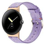 Cinturino per orologio in tela di nylon, For Google Pixel Watch 4 / 3 / 2 / 1 41mm