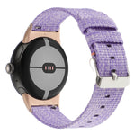 Cinturino per orologio in tela di nylon, For Google Pixel Watch 4 / 3 / 2 / 1 41mm