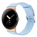 Cinturino per orologio in tela di nylon, For Google Pixel Watch 4 / 3 / 2 / 1 41mm