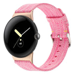 Cinturino per orologio in tela di nylon, For Google Pixel Watch 4 / 3 / 2 / 1 41mm