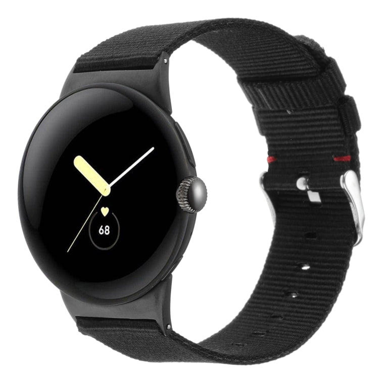 Cinturino per orologio in tela di nylon, For Google Pixel Watch 4 / 3 / 2 / 1 41mm