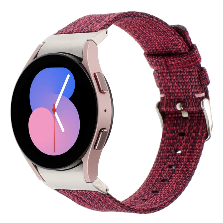 Cinturino per orologio in tela di nylon, For Samsung Galaxy Watch6/6 Classic/5/5 Pro