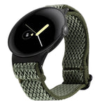 Cinturino per orologio in nylon intrecciato a onde, For Google Pixel Watch 4 / 3 / 2 / 1 41mm