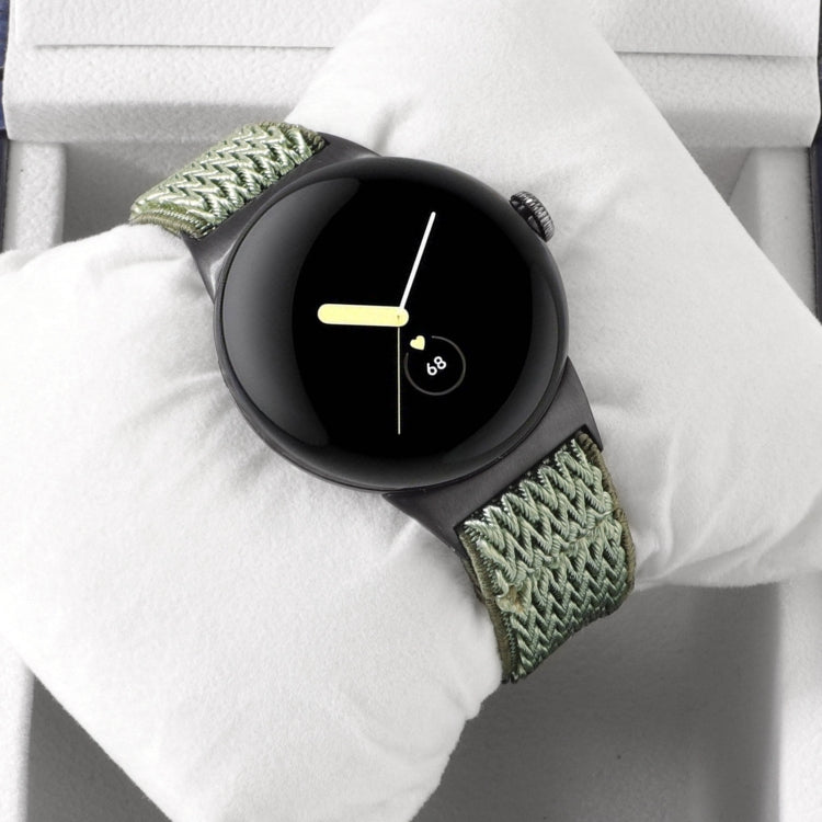 Cinturino per orologio in nylon intrecciato a onde, For Google Pixel Watch 4 / 3 / 2 / 1 41mm