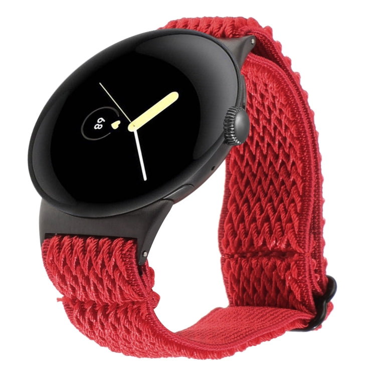 Cinturino per orologio in nylon intrecciato a onde, For Google Pixel Watch 4 / 3 / 2 / 1 41mm