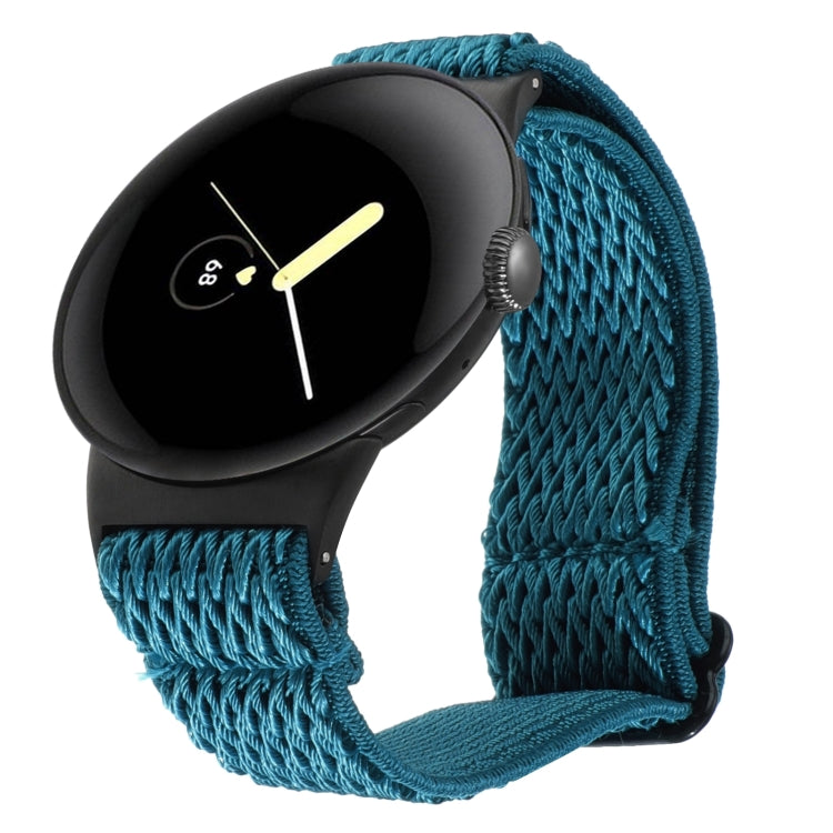 Cinturino per orologio in nylon intrecciato a onde, For Google Pixel Watch 4 / 3 / 2 / 1 41mm