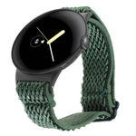 Cinturino per orologio in nylon intrecciato a onde, For Google Pixel Watch 4 / 3 / 2 / 1 41mm