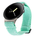 Cinturino per orologio in nylon intrecciato a onde, For Google Pixel Watch 4 / 3 / 2 / 1 41mm