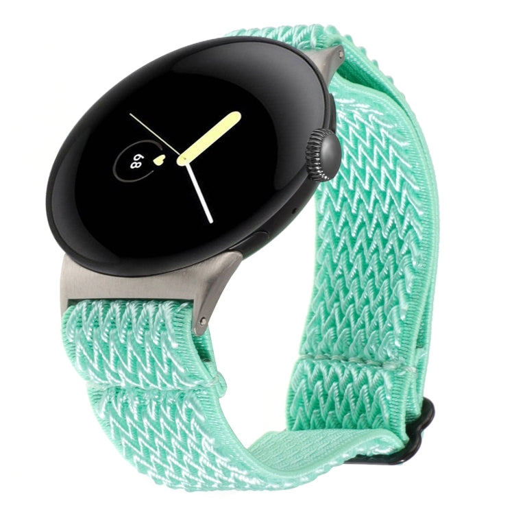 Cinturino per orologio in nylon intrecciato a onde, For Google Pixel Watch 4 / 3 / 2 / 1 41mm