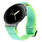 Cinturino per orologio in nylon intrecciato a onde, For Google Pixel Watch 4 / 3 / 2 / 1 41mm