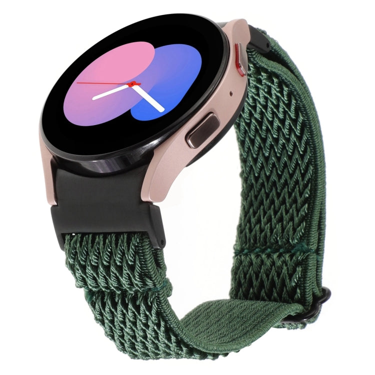 Cinturino per orologio in nylon intrecciato a onde, For Samsung Galaxy Watch6/6 Classic/5/5 Pro