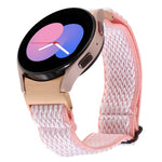 Cinturino per orologio in nylon intrecciato a onde, For Samsung Galaxy Watch6/6 Classic/5/5 Pro