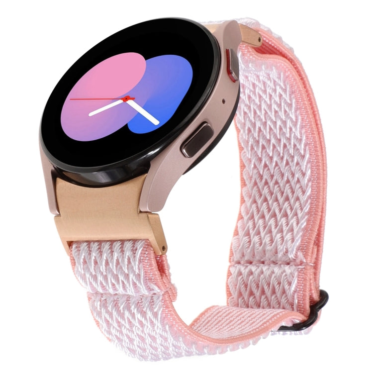 Cinturino per orologio in nylon intrecciato a onde, For Samsung Galaxy Watch6/6 Classic/5/5 Pro