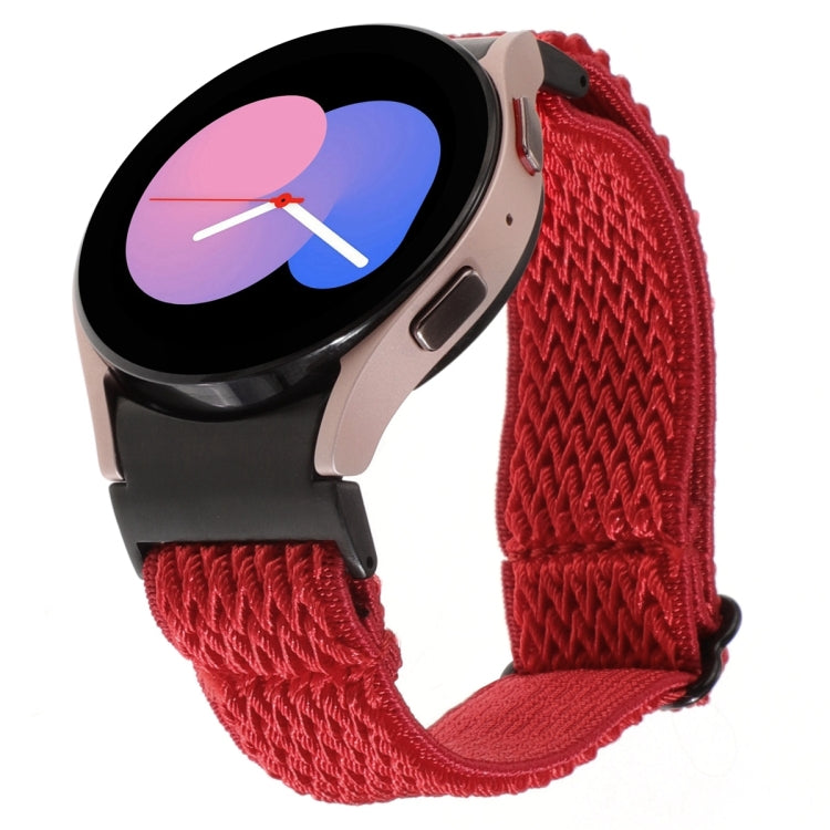 Cinturino per orologio in nylon intrecciato a onde, For Samsung Galaxy Watch6/6 Classic/5/5 Pro