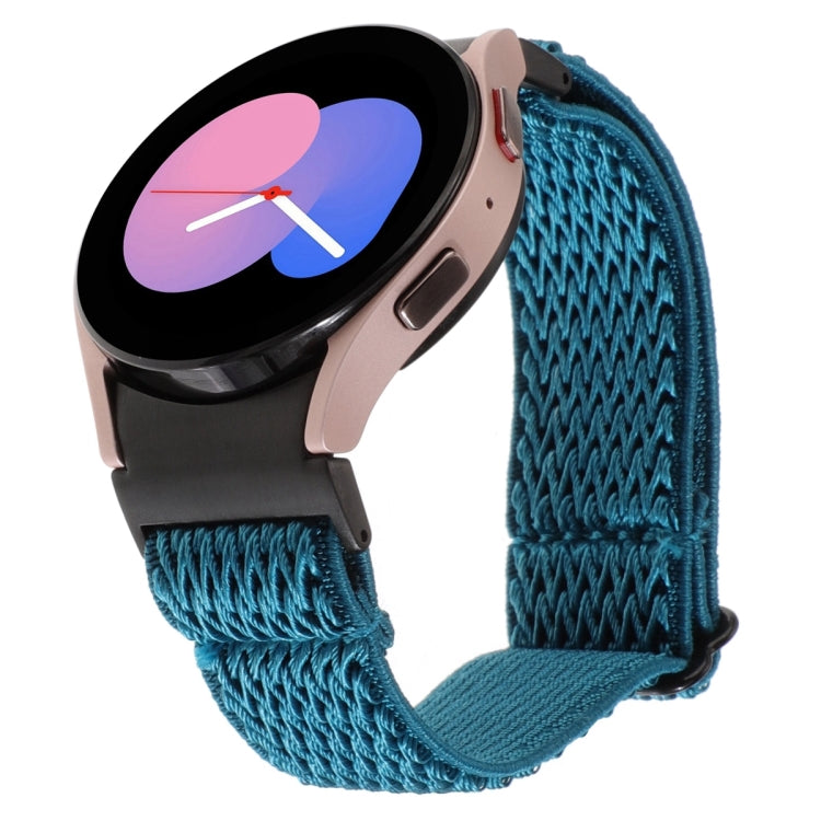 Cinturino per orologio in nylon intrecciato a onde, For Samsung Galaxy Watch6/6 Classic/5/5 Pro