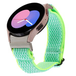Cinturino per orologio in nylon intrecciato a onde, For Samsung Galaxy Watch6/6 Classic/5/5 Pro
