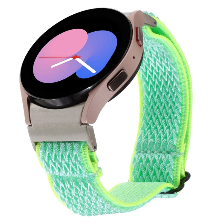 Cinturino per orologio in nylon intrecciato a onde, For Samsung Galaxy Watch6/6 Classic/5/5 Pro