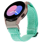 Cinturino per orologio in nylon intrecciato a onde, For Samsung Galaxy Watch6/6 Classic/5/5 Pro